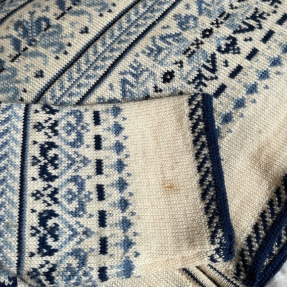 Dale Of Norway Fair Isle Zip Up Sweater - Picture 8 of 9